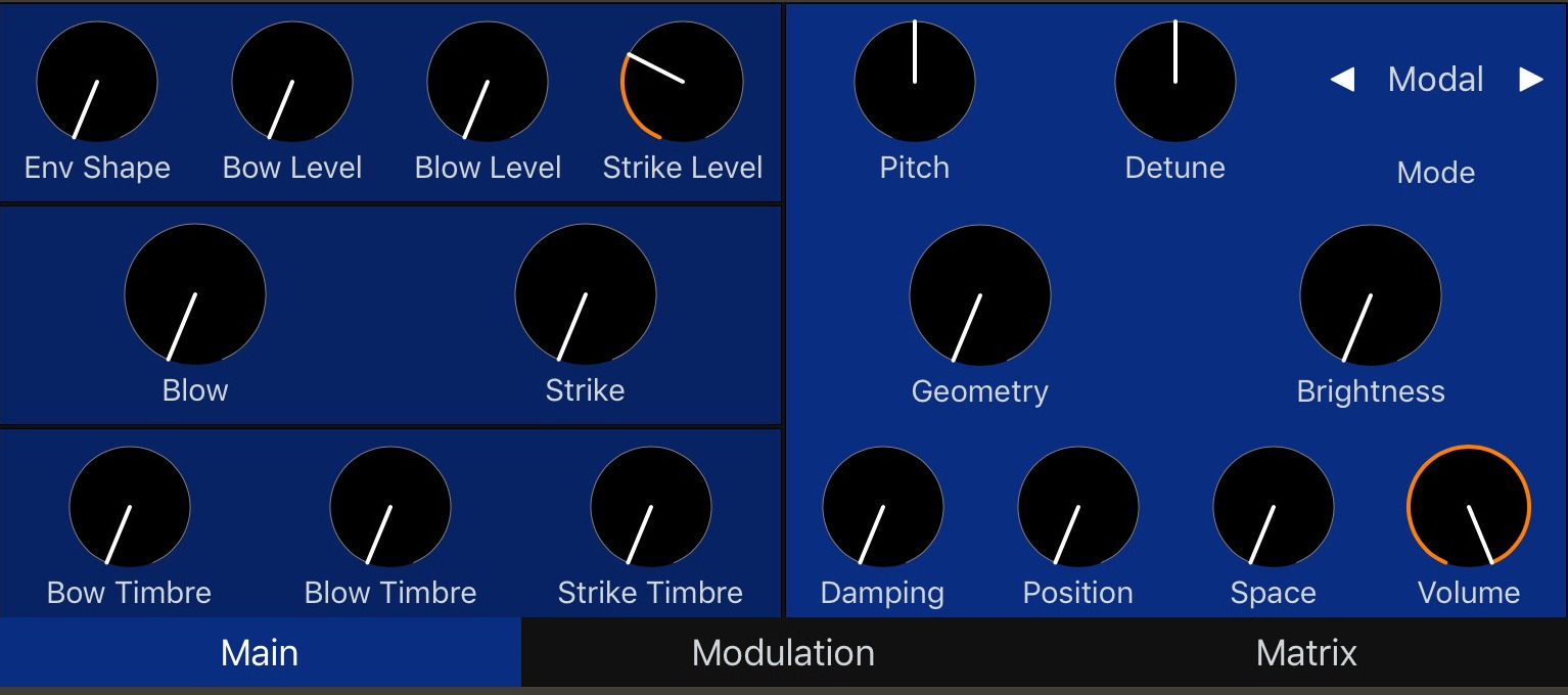 Spectrum: Modal synthesizer